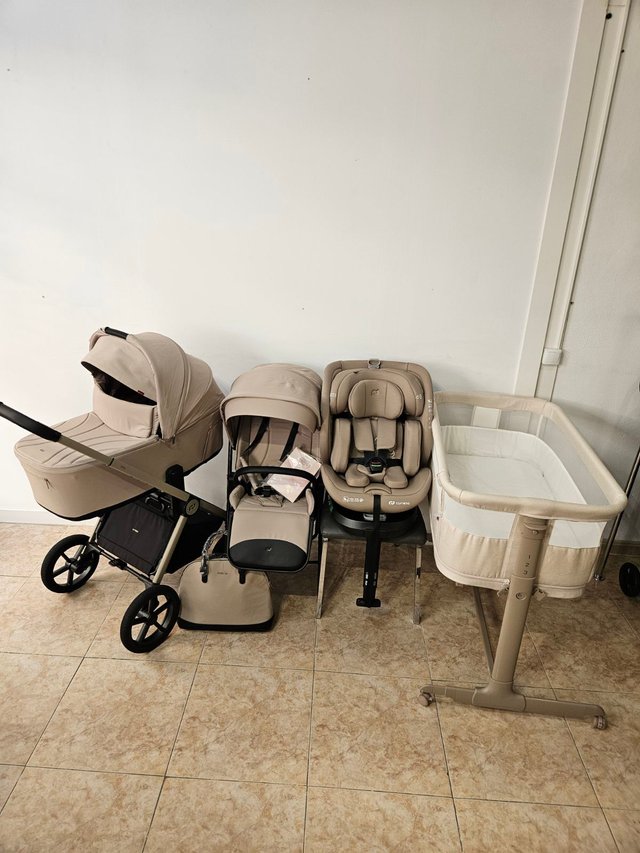 Carrito 2en1 Ultra F Polar Beige capazo plegable