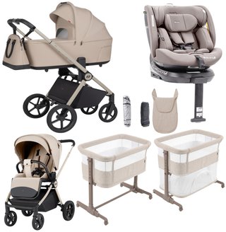 Carrito 2en1 Ultra F Polar Beige capazo plegable