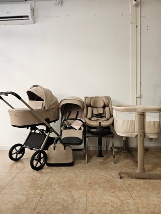 Carrito 2en1 Ultra F Polar Beige capazo plegable