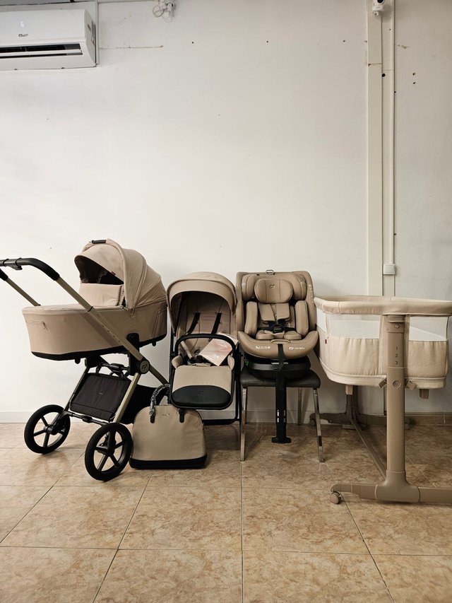 Carrito 2en1 Ultra F Polar Beige capazo plegable