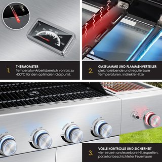 Parrilla de gas KESSER Master BBQ