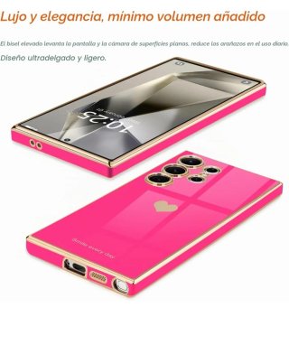 Funda Teageo Samsung Galaxy S24 Ultra 5G Rosa