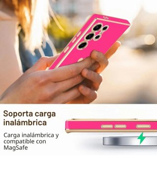 Funda Teageo Samsung Galaxy S24 Ultra 5G Rosa