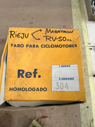 Faro Rieju Marathon RV-50cc Homologado