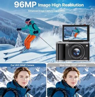 Fotocamera Digitale 8K 96MP WiFi Schermo Nuova