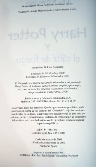 Lote de libros de Harry Potter
