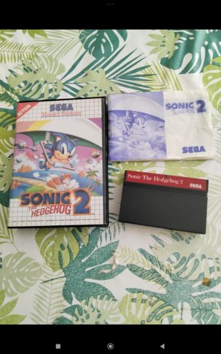 Sonic The Hedgehog 2 - Sega Master System pal Esp