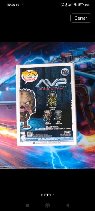 Funko Pop Wolf Predator AVP Requiem 1998