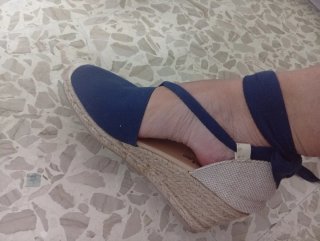 Sandali Tatoo donna blu misura 38