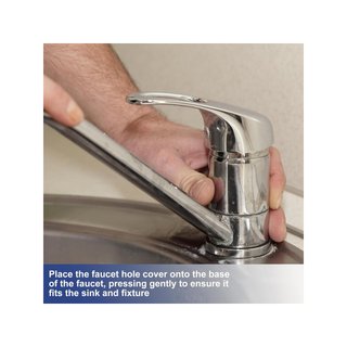 Anillos base grifo acero inoxidable cocina baño