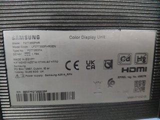 Monitor Samsung 27" Full HD 1080p