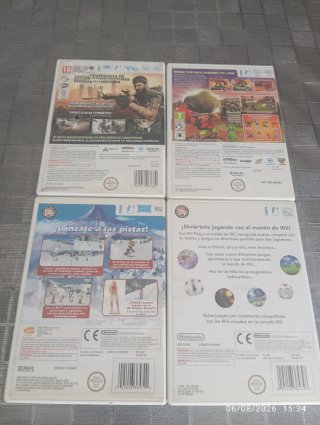 Lote 4 juegos Nintendo Wii: Call of Duty, Skylande