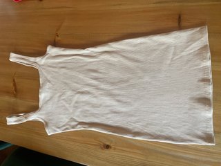 Vestido playero corto beige 2=9€ 1=5€