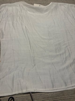 blanco margaritas bordadas oversize talla xl 2xl