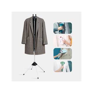 Soporte vapor ropa telescópico plegable