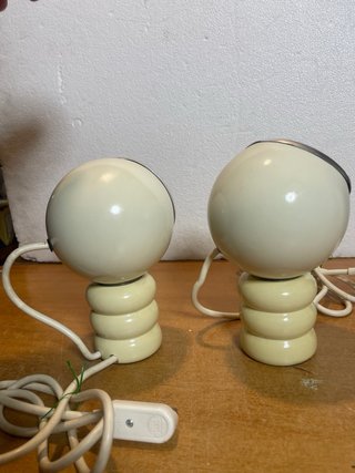 LAMPADA VINTAGE SPACE AGE  DESIGN EYE BALL BASE