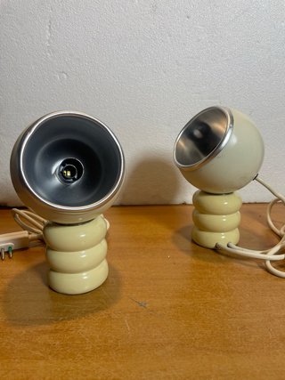 LAMPADA VINTAGE SPACE AGE  DESIGN EYE BALL BASE