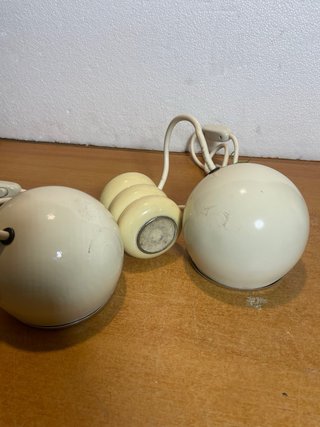 LAMPADA VINTAGE SPACE AGE  DESIGN EYE BALL BASE