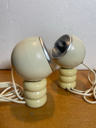 LAMPADA VINTAGE SPACE AGE  DESIGN EYE BALL BASE