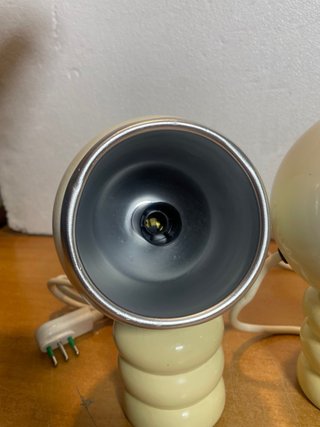 LAMPADA VINTAGE SPACE AGE  DESIGN EYE BALL BASE