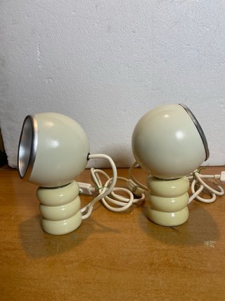 LAMPADA VINTAGE SPACE AGE  DESIGN EYE BALL BASE