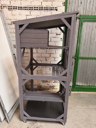 Jaula/Catio para Gatos Exterior/Interior