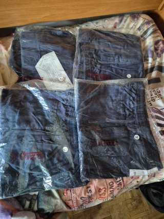 Pantalón de trabajo azul grisáceo talla 62