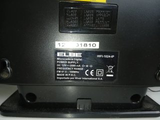 Reproductor CD/MP3 Elbe HIFI1024IP