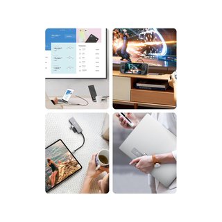 NOVOO R5 Hub C USB 5 in 1 multiporta 4k