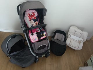 Carro 3 piezas Playxtrem  Minnie y saco invierno