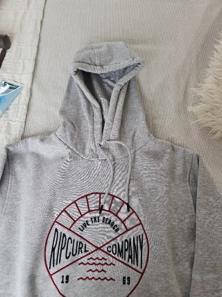 Sudadera Rip Curl Gris Logo