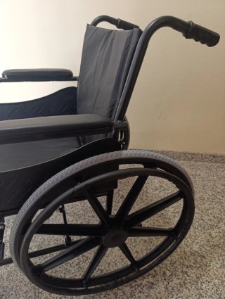 "Silla de ruedas plegable acero EASY STYLE-"