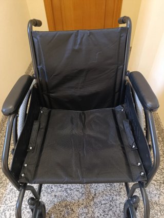 "Silla de ruedas plegable acero EASY STYLE-"