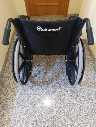 "Silla de ruedas plegable acero EASY STYLE-"