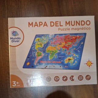Puzzle Magnético Mapa del Mundo Infantil