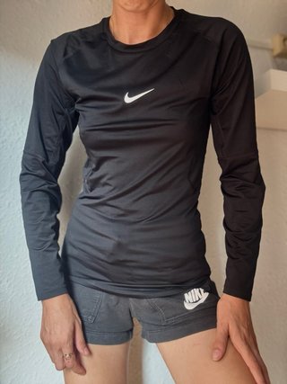 Nike Pro Dri-FIT Top Manga Larga Talla S
