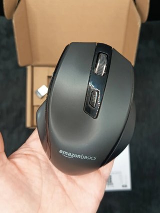 Mouse Ergonomico Wireless Amazon Basics