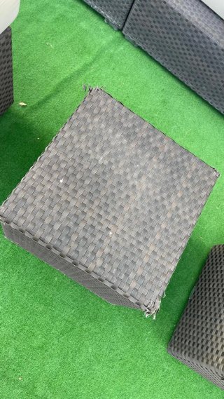 Conjunto modular jardín beige y marrón