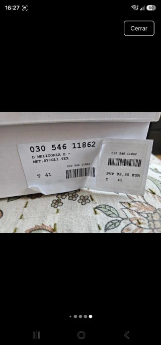 Sandalias Geox Talla 41 Doradas y Blancas