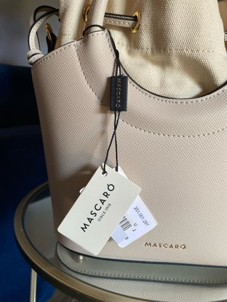 Bolso Mascaró Piel Beige