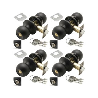 Wolfpack pomo puerta negro con llave