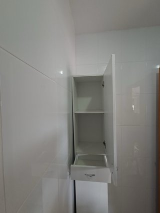 Mueble auxiliar blanco 1 cajón 2 puertas