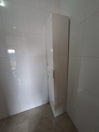 Mueble auxiliar blanco 1 cajón 2 puertas