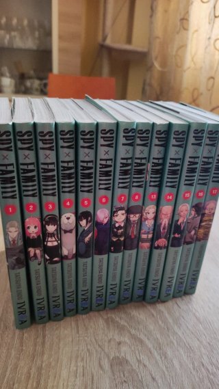 Spy x Family 1,2,3,4,5,6,7,8,13,14,15,16,17