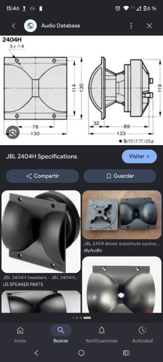JBL 2404H Transductor Alta Frecuencia
