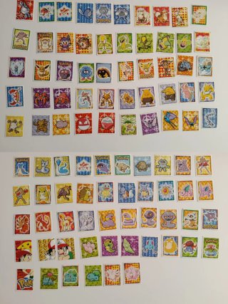 Cromos Pokémon Primera Generación