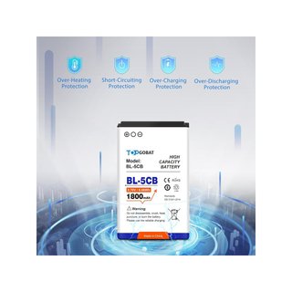TOPGOBA BL-5CB Batería alta capacidad compatible