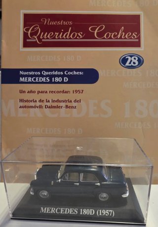 Mercedes 180D 1/43 + Fascículo