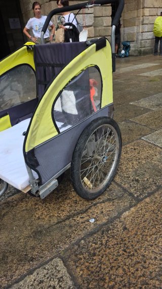 Carro doble para niños