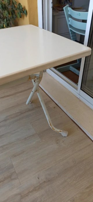 Mesa plegable para terraza